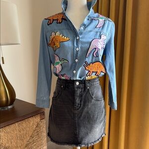 Wild Fable Denim Mini-Skirt